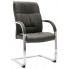Szare ergonimiczne krzesło konferencyjne do biura - Lauris 3X