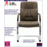 Krzesło konferencyjne tapicerowane tkaniną Lauris 3X