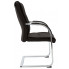 Czarne tapicerowane krzesło biurowe Lauris 2X