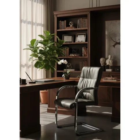 Szare ergonomiczne krzesło biurowe   Elasi 2X