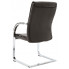 Szare tapicerowane krzesło biurowe Lauris 2X