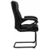 Ergonomiczne czarne krzesło konferencyjne Olzo