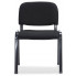 Czarne tapicerowane krzeslo konferencyjne Marvis