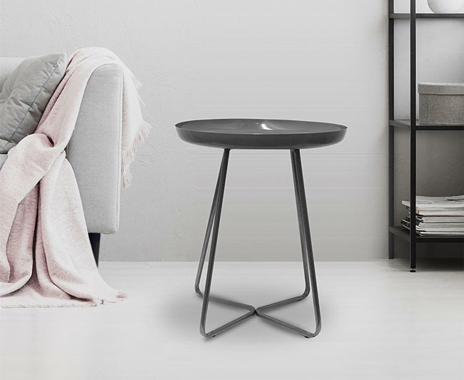 Minimalistyczny stolik kawowy Prelude - szary