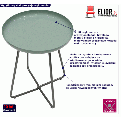 Minimalistyczny stolik kawowy Lixi