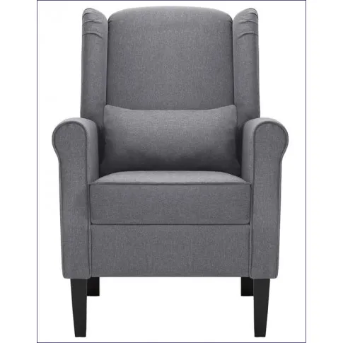 Ciemnoszary fotel uszak Prado