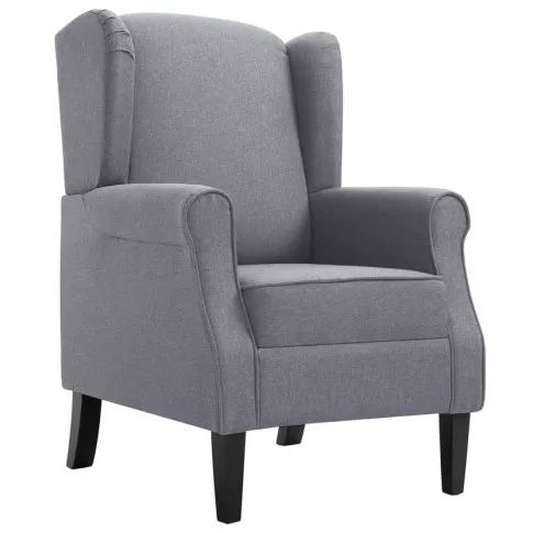 Ciemnoszary fotel uszak wypoczynkowy Prado