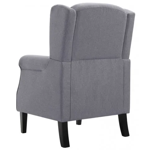 Ciemnoszary wypoczynkowy fotel uszak Prado