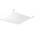 Biały minimalistyczny plafon LED z tkaniny EX660-Luni