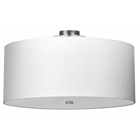 Biały plafon LED w stylu minimalistycznym EX767-Otti