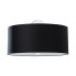 Czarny minimalistyczny okrągły plafon EX677-Otti