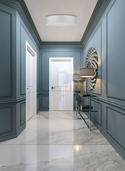 Czarny minimalistyczny plafon EX663-Secret z abażurem