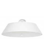 Biały designerski plafon LED 60 cm - EX666-Vegi w sklepie Edinos.pl
