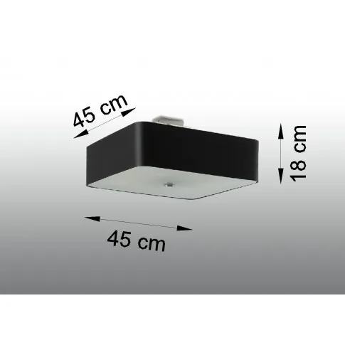 Wymiary plafonu EX667-Lokki