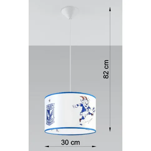 Wymiary lampy wiszącej EX670-Football