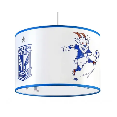 Biało-niebieska lampa wisząca dla dziecka EX671-Football