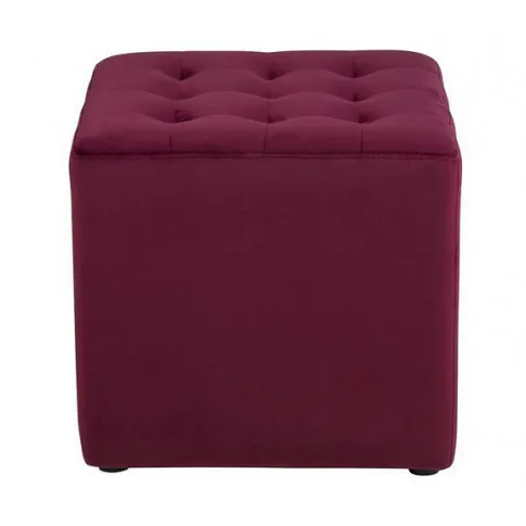 Kwadratowa pufa do salonu Drip