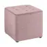 Zdjęcie produktu Różowa pufa tapicerowana - Sorso.