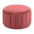 Różowa pufa do salonu Jumbo