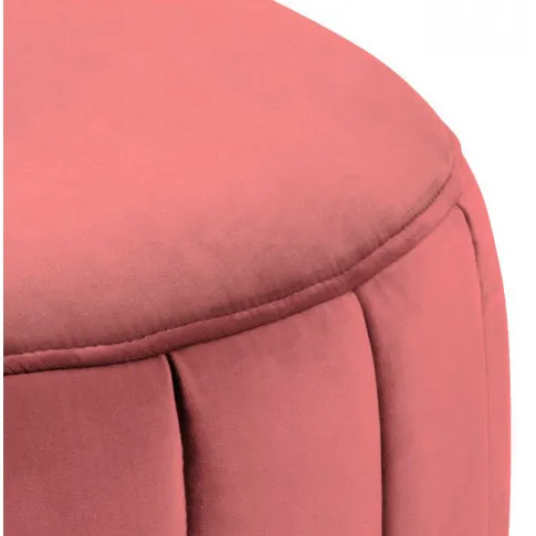 Tapicerowana okrągła pufa do salonu Jumbo