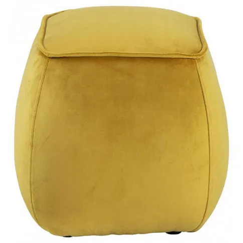 Żółty puf do salonu Arktos 4X