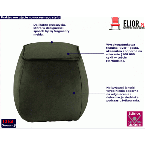 Ciemnozielona pufa Arktos 4X