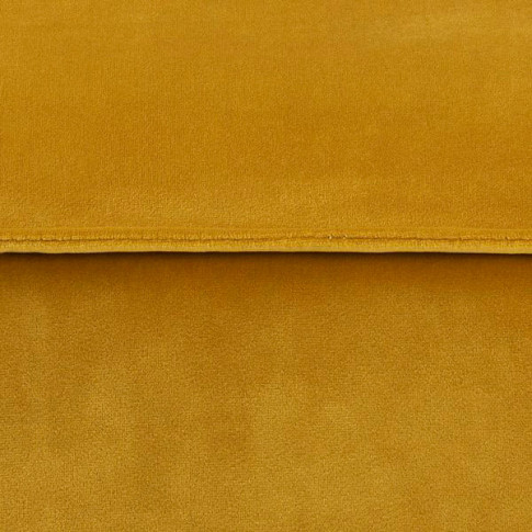 Żółta tapicerowana pufa Arktos 2X