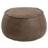 Okrągła brązowa pufa Arktos 3X