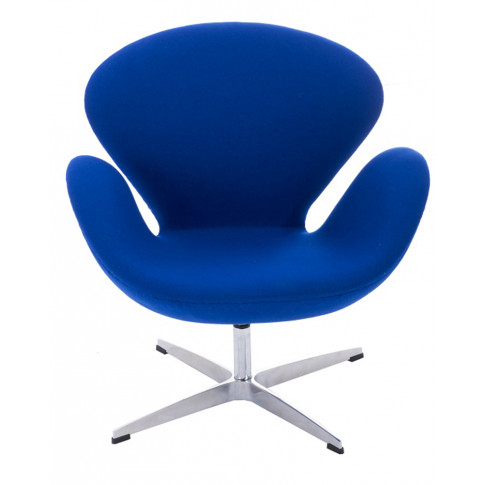 Niebieski fotel Loco 2X do salonu