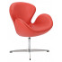 Miękki fotel wypoczynkowy czerwony - Loco 3X