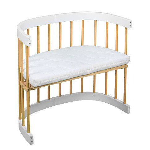Białe naturalny buk krzesło z wielofunkcyjnego łóżeczka Nando 4X
