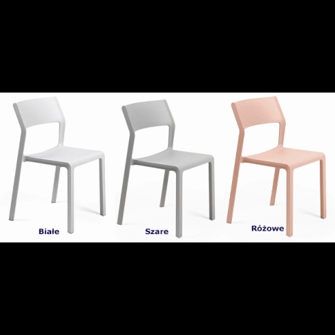 Minimalistyczne krzesła Uzzi wygodne