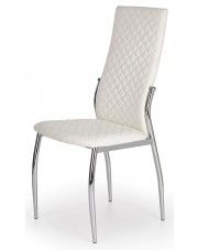 Krzesło pikowane Edson - białe w sklepie Edinos.pl