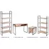 Komplet metalowych mebli loftowych Verdon 16X