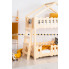 Drewniane łóżko piętrowe dziecięce Zorin 4X