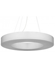Biały minimalistyczny żyrandol nad stół - EX695-Saturni w sklepie Edinos.pl
