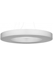 Biały regulowany okrągły żyrandol - EX697-Saturni w sklepie Edinos.pl