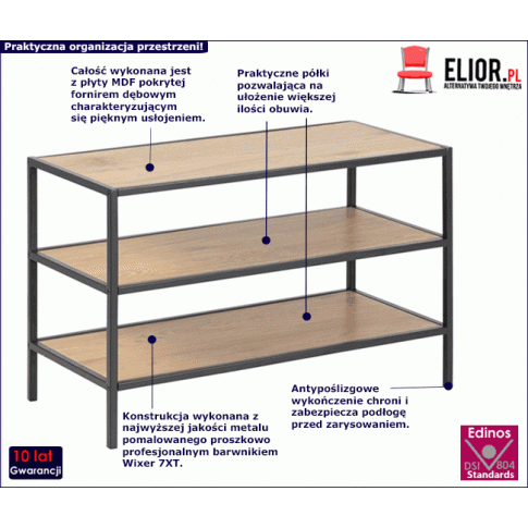 Prostokątna szafka Tabalu 3X