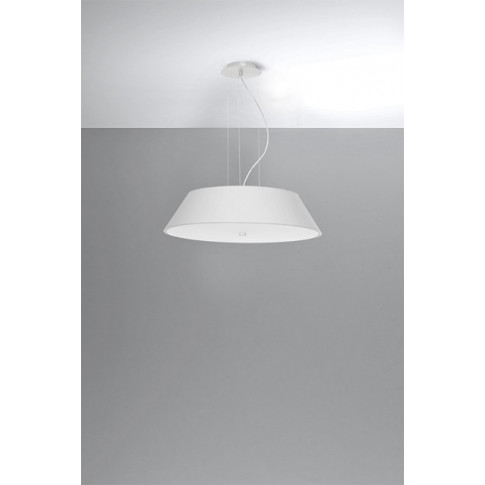 Zdjęcie biały minimalistyczny żyrandol regulowany EX701-Vegi - sklep Edinos.pl
