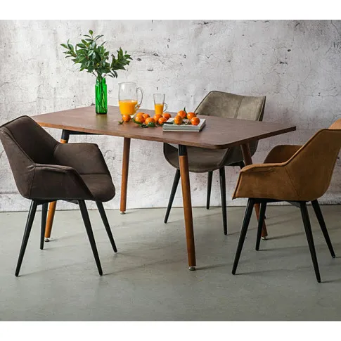 Brązowe krzesło Nollo 3X designerskie