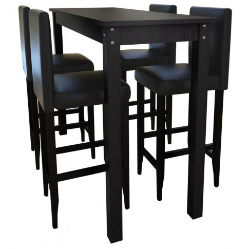 Nowoczesny stolik barowy z 4 krzesłami Arsen 3X