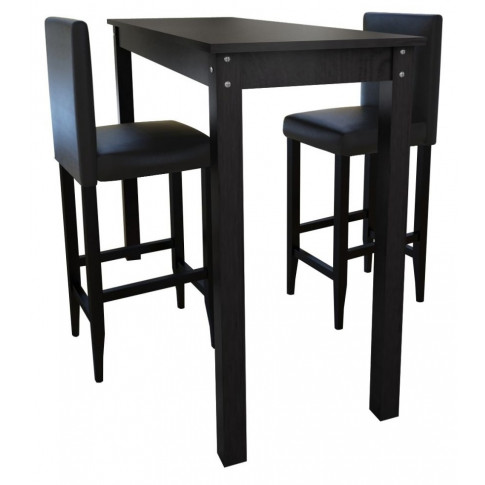 Nowoczesny stolik barowy z 2 krzesłami Arsen 3X