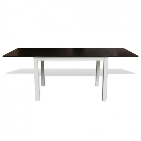 Zdjęcie zestaw do jadalni: rozkładany stół i 8 krzeseł, biało-brązowy | Edinos.pl