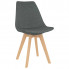 Minimalistyczne krzesło jadalniane z zestawu Avril