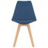 Krzesło tapicerowane niebieskie z zestawu mebli Avril