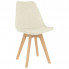Minimalistyczne krzesło jadalniane z zestawu Avril