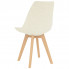 Tył nowoczesnego tapicerowanego krzesła Avril