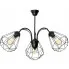 Czarna lampa sufitowa druciana loft - EX778-Lynx w sklepie Edinos.pl