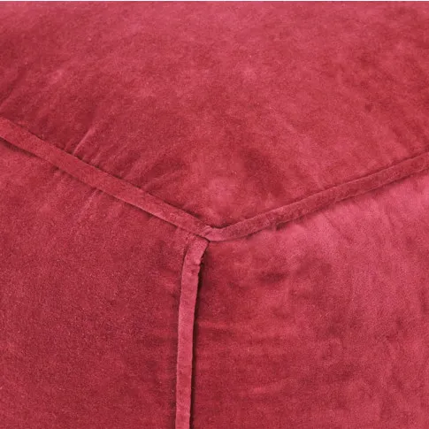 Aksamitna pufa do salonu Bazali 3X