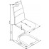 Szczegółowe zdjęcie nr 5 produktu Stylowe krzesło metalowe Yorker - 4 kolory